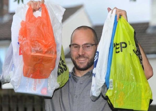 تولید نایلکس فروشگاهی در رنگ های مختلف