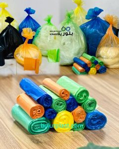 کیسه زباله رولی رنگی