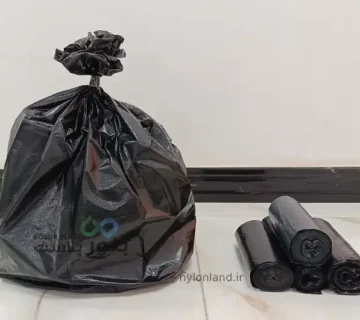 کیسه زباله مشکی و رول‌ های کیسه زباله