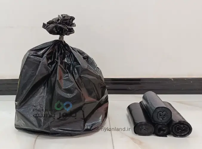 کیسه زباله مشکی و رول های کیسه زباله